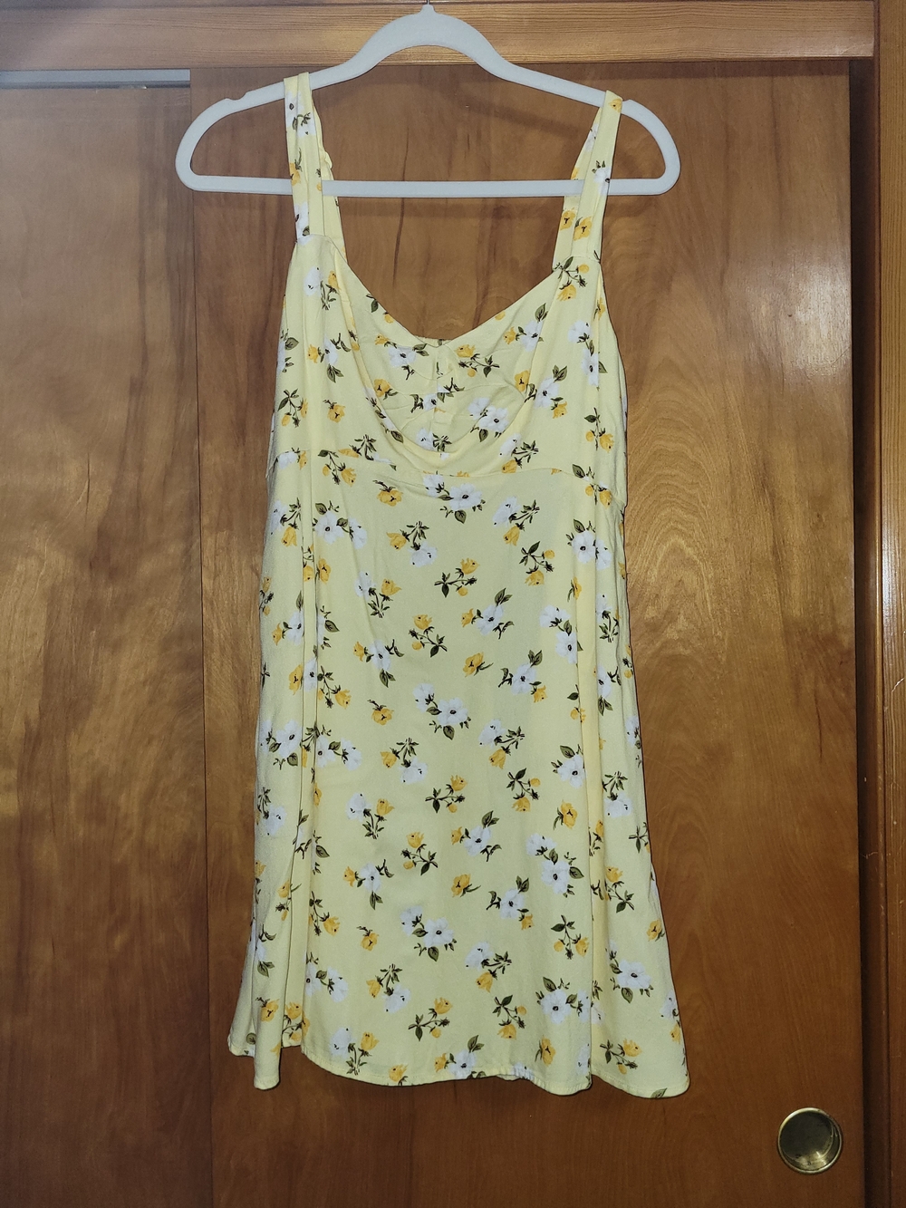 Old Navy Yellow Floral Slip Dress
